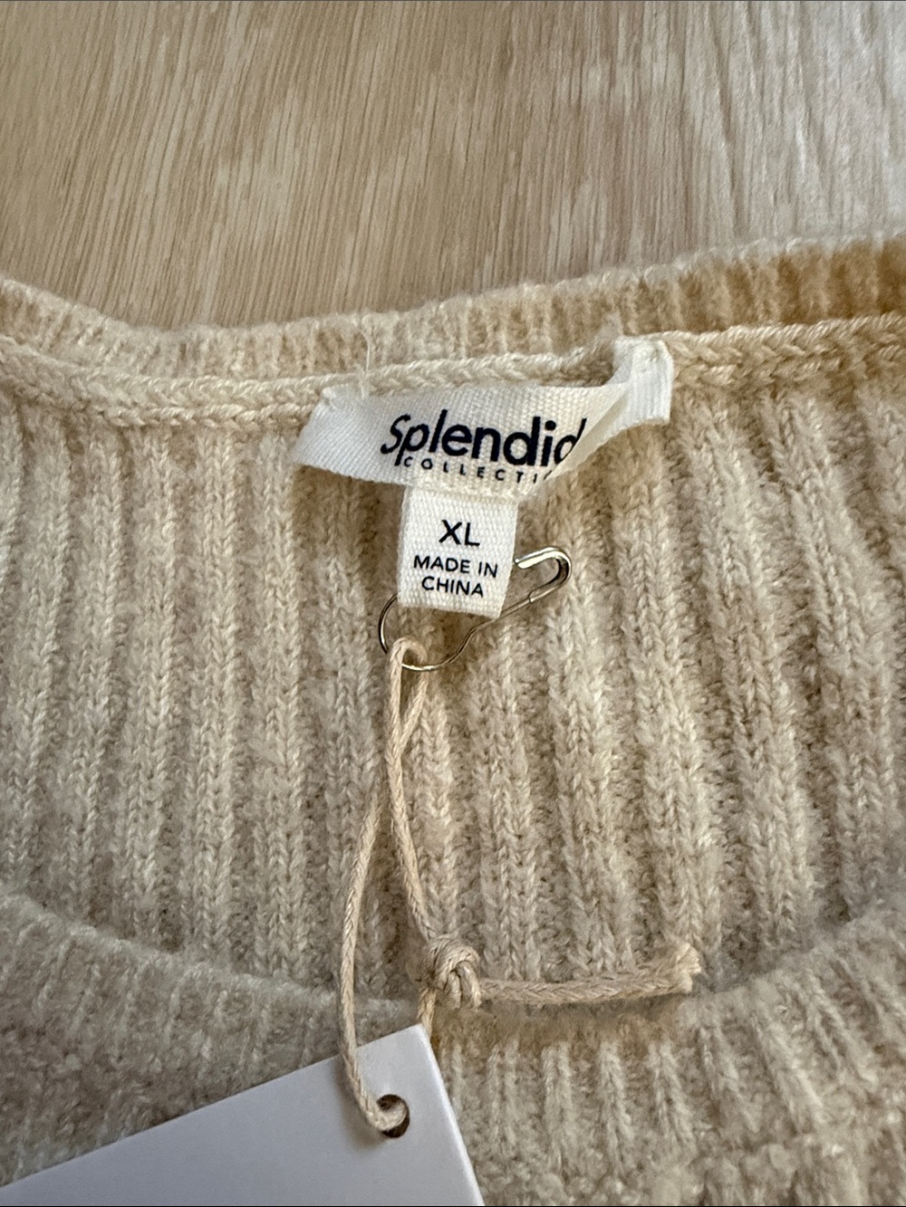 Splendid Set Cashmere Blend Ribbed Tank & Wide Leg Pants - Picture 2 of 16